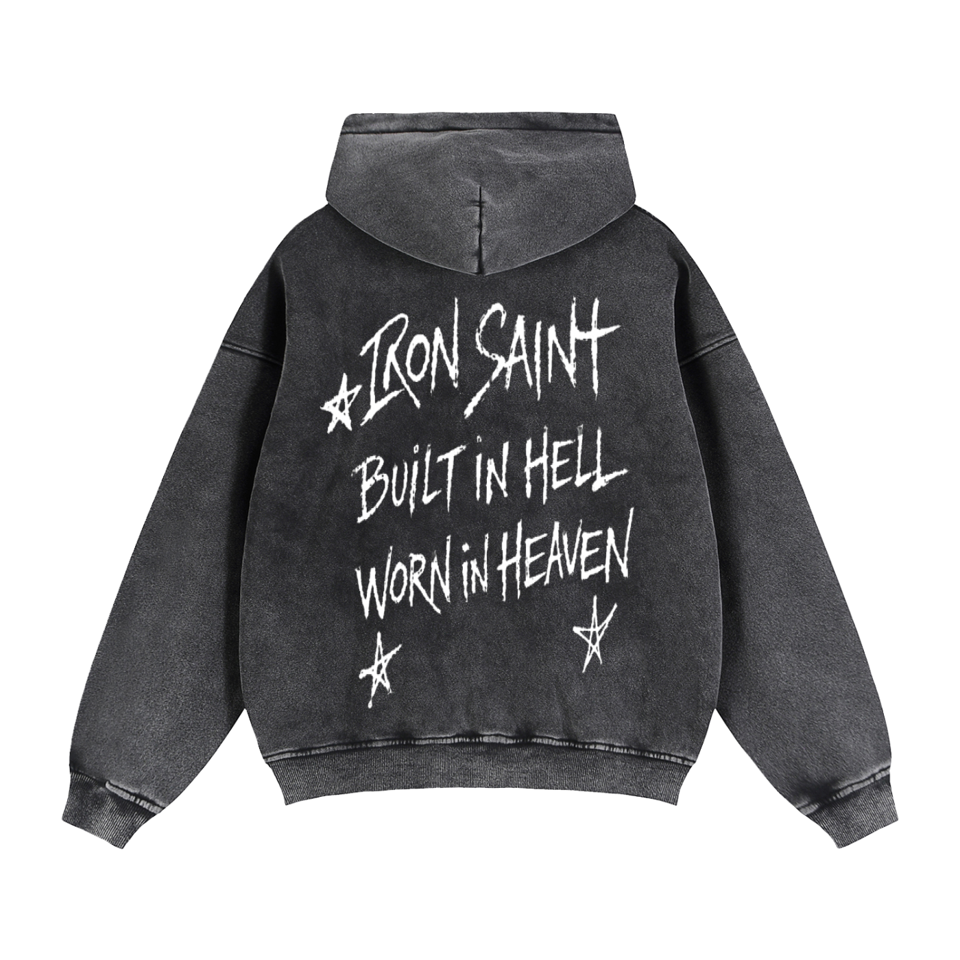 Iron Saint Zip-Through Boxy Fleece Hoodie