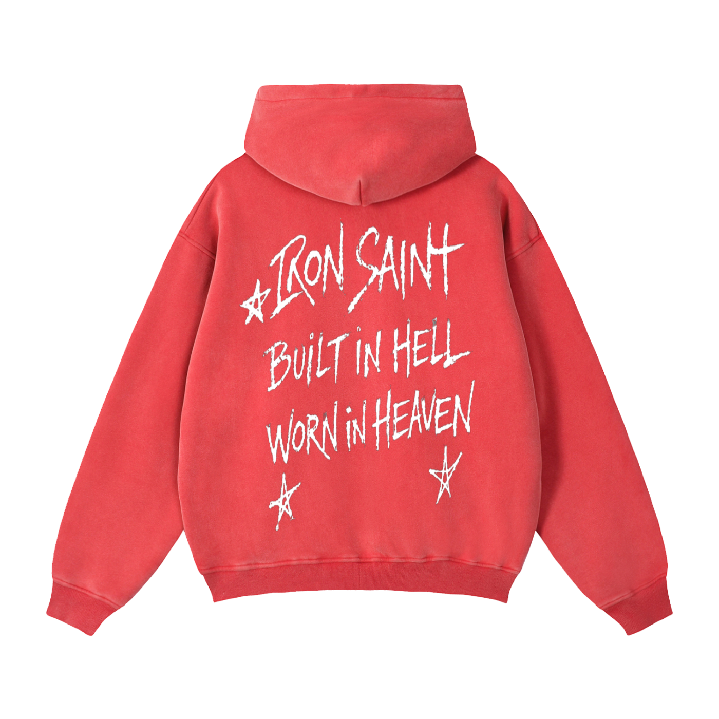 Iron Saint Zip-Through Boxy Fleece Hoodie