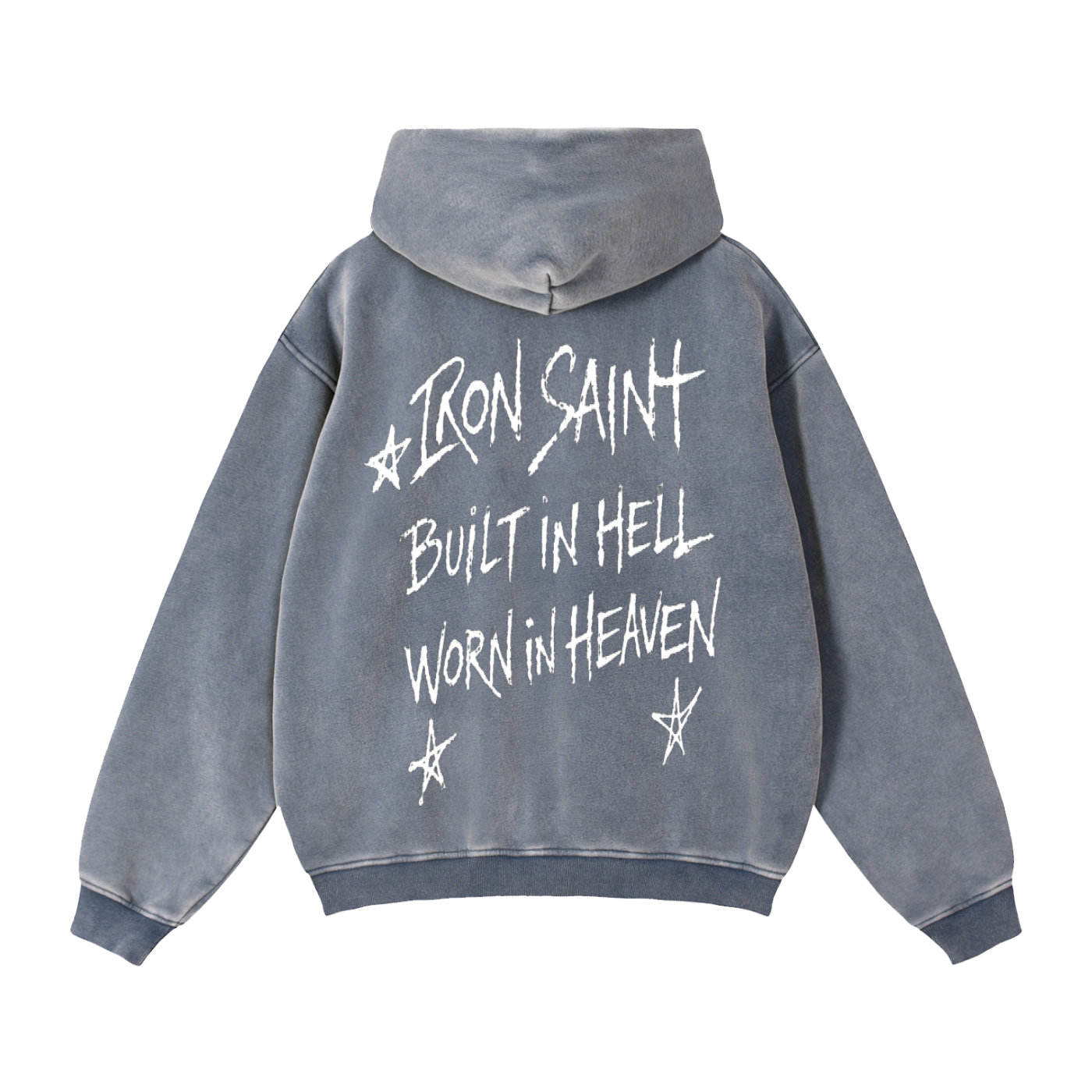 Iron Saint Zip-Through Boxy Fleece Hoodie