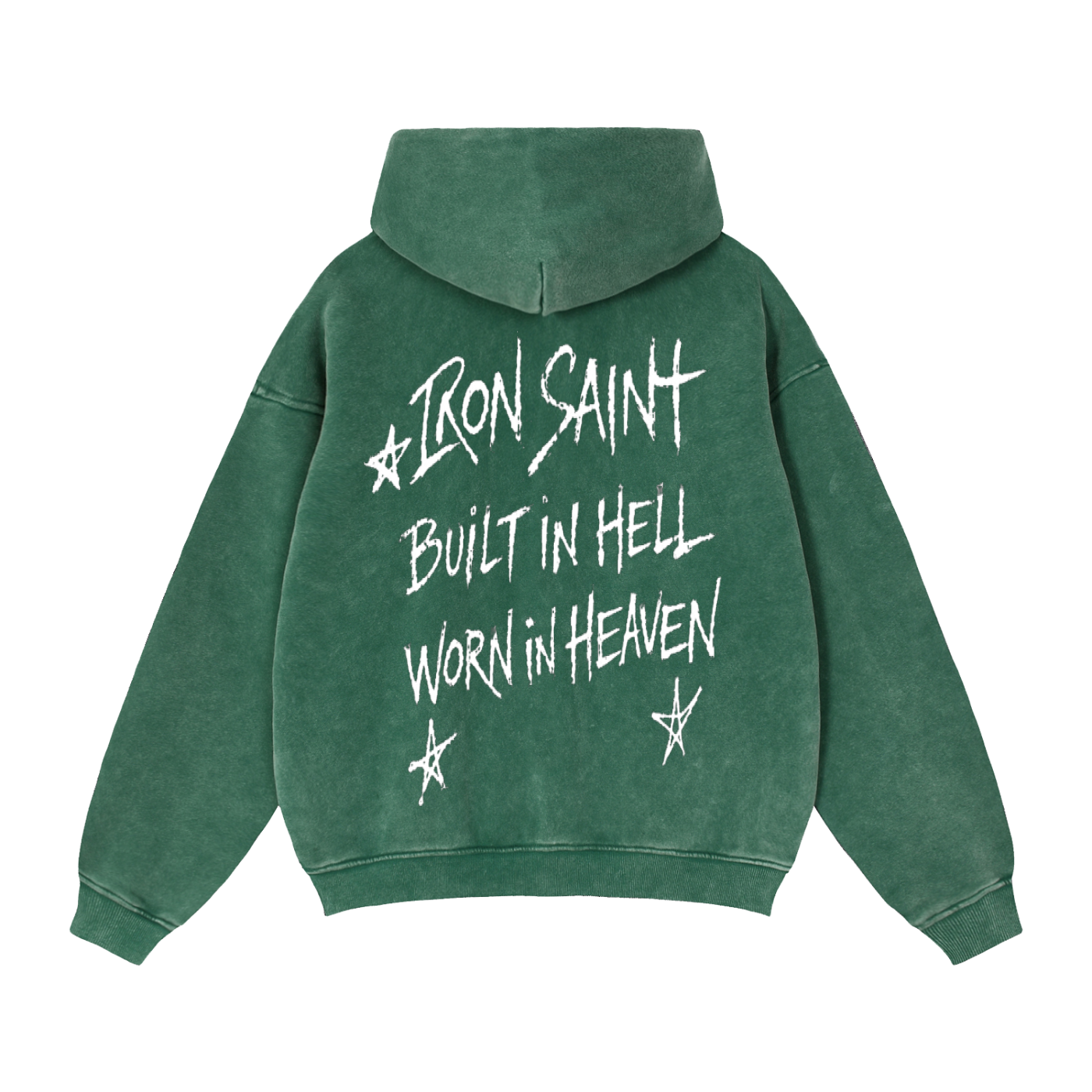 Iron Saint Zip-Through Boxy Fleece Hoodie