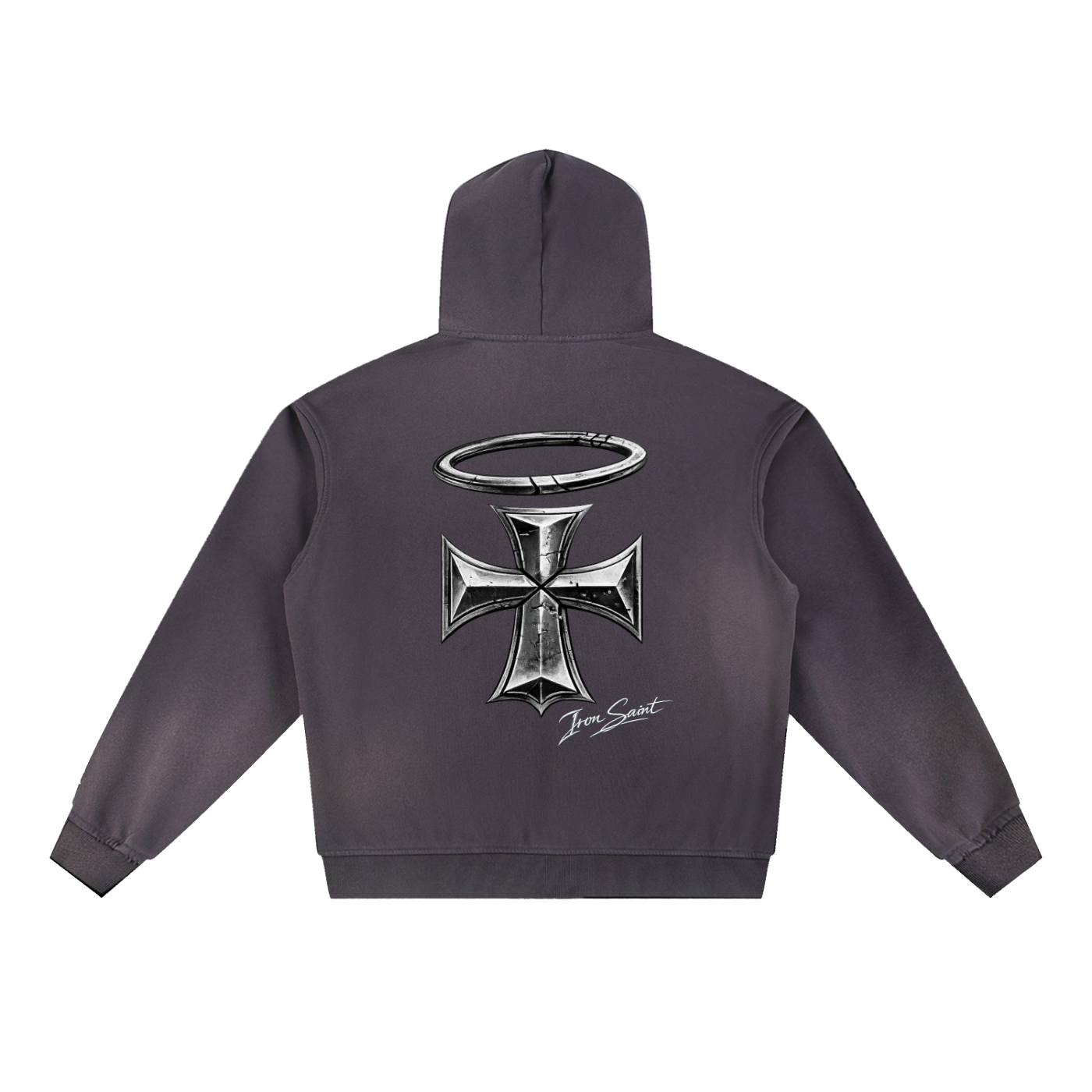 Iron Saint Sun Fade Frayed Fleece Hoodie